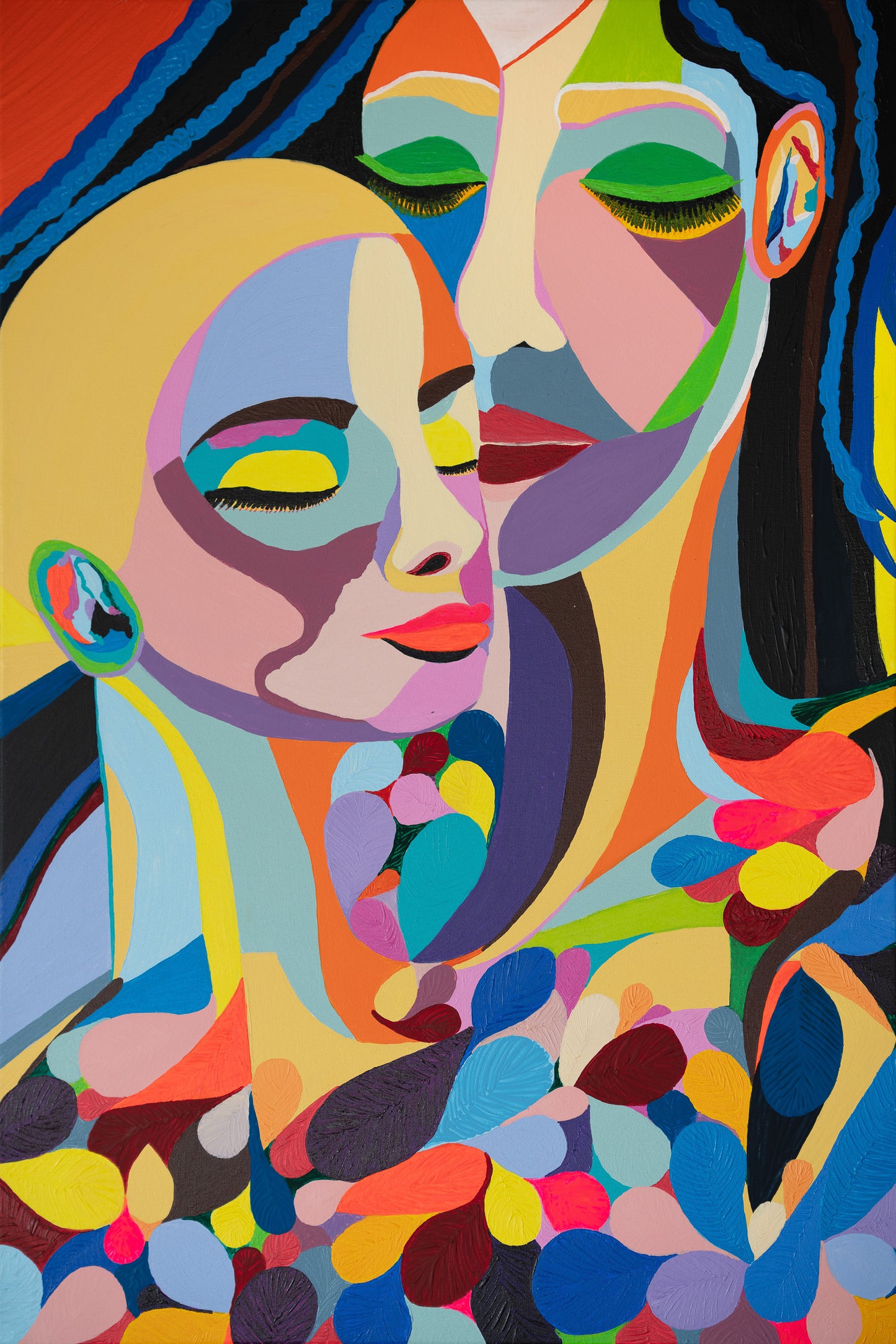 'Mother And Daughter' Canvas Print